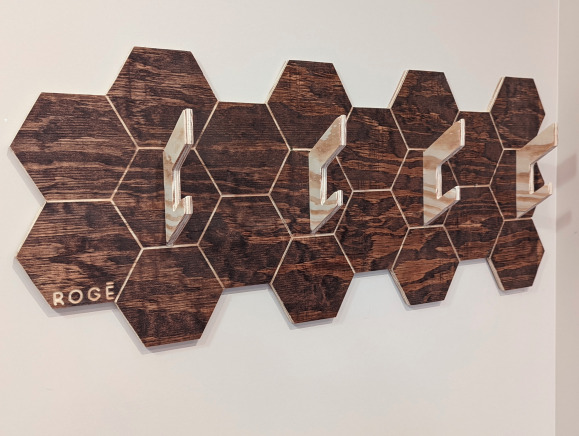 Honeycomb Coat Rack